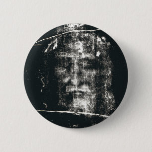 Shroud Of Turin, Negative Pinback Button