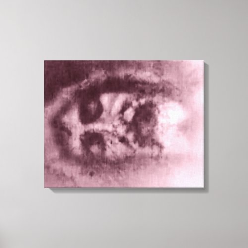 Shroud of Turin Red on canvas