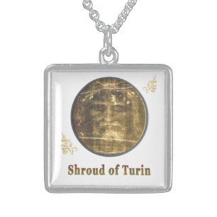 Shroud of Turin Sterling Silver Necklace