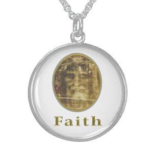Shroud of Turin Sterling Silver Necklace