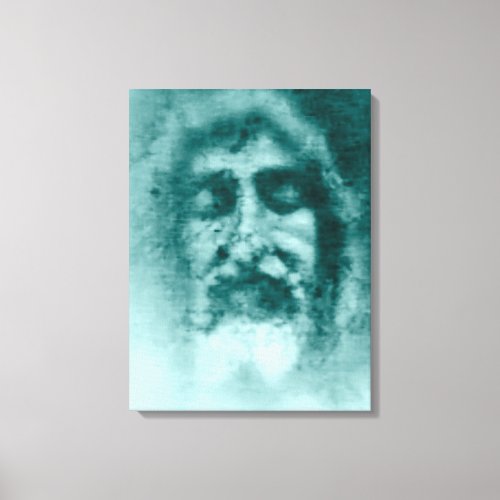 Shroud of Turin the Face of God Jesus Christ Canvas Print