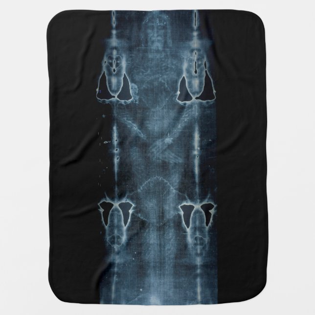 Shroud of Turin (Turin Shroud) Jesus Christ Baby Blanket (Front)