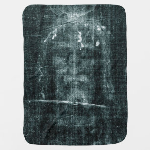 Shroud of Turin (Turin Shroud) Jesus Christ Face Baby Blanket
