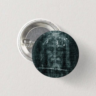 Shroud of Turin (Turin Shroud) Jesus Christ Face Button