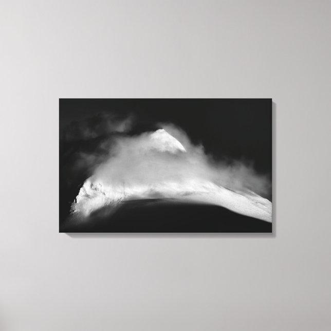 Shrouded Baird Peak Canvas Print (Front)