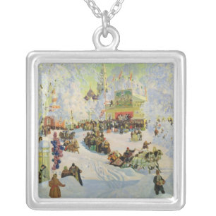 Shrove-Tide, 1919 Silver Plated Necklace