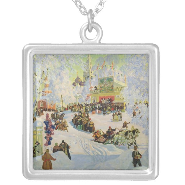 Shrove-Tide, 1919 Silver Plated Necklace (Front)