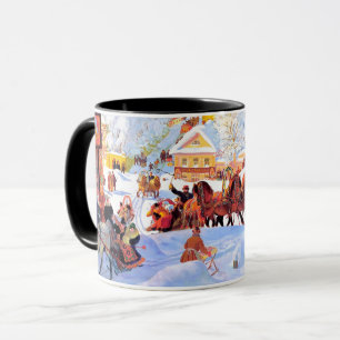 "Shrove-Tide". Russian Art Christmas Gift Mug