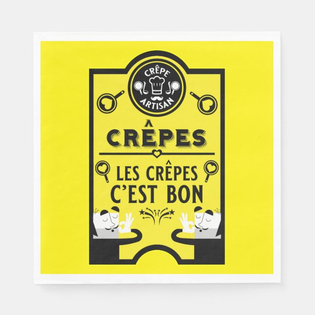 Shrove Tuesday Pancake Day  Napkins (Front)