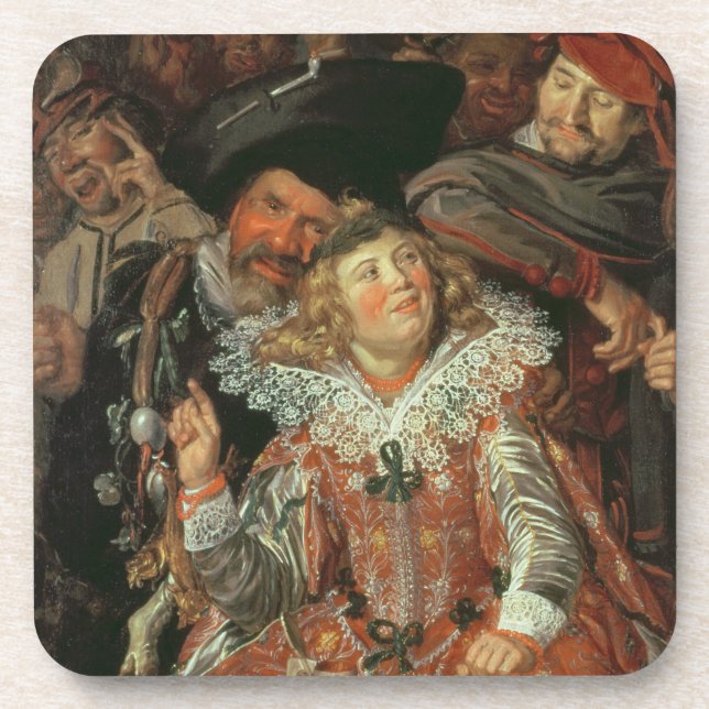 Shrovetide Revellers (The Merry Company) c.1615 (o Beverage Coaster (Front)