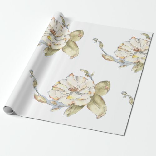 Shrub Rose Wrapping Paper