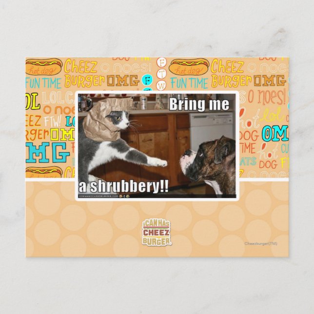 Shrubbery Postcard (Front)