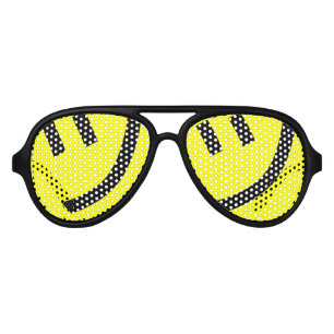 Shrug Emoticon ¯\_(ツ)_/¯ Japanese Kaomoji Aviator Sunglasses