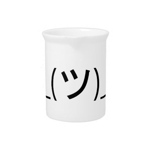 Shrug Emoticon _ツ_ Japanese Kaomoji Pitcher