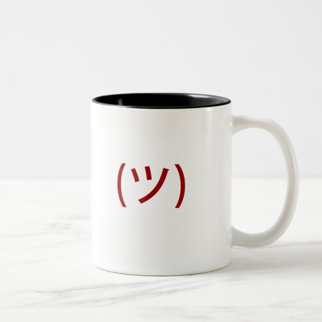 Shruggy Mug w/red print (Right)