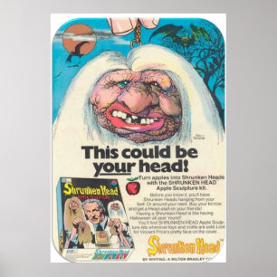 SHRUNKEN APPLE HEAD KIT  POSTER