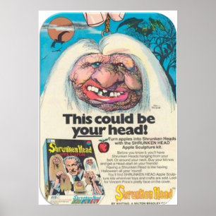 SHRUNKEN APPLE HEAD KIT POSTER