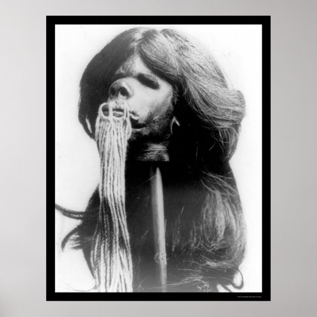Shrunken Head in Ecuador 1894 Poster (Front)