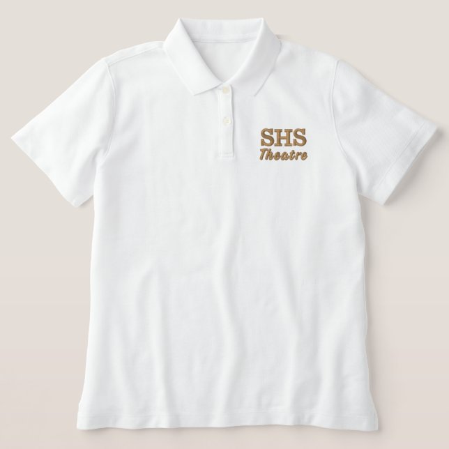 SHS Theatre Women's Polo (Design Front)