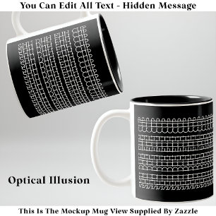 Shu Duh Fuh Cup Hidden Message 135WB Unusual Mug