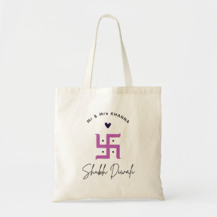 Shubh Diwali customisable  Tote Bag