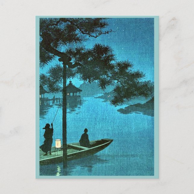 Shubi pine Ukiyoe Postcard (Front)