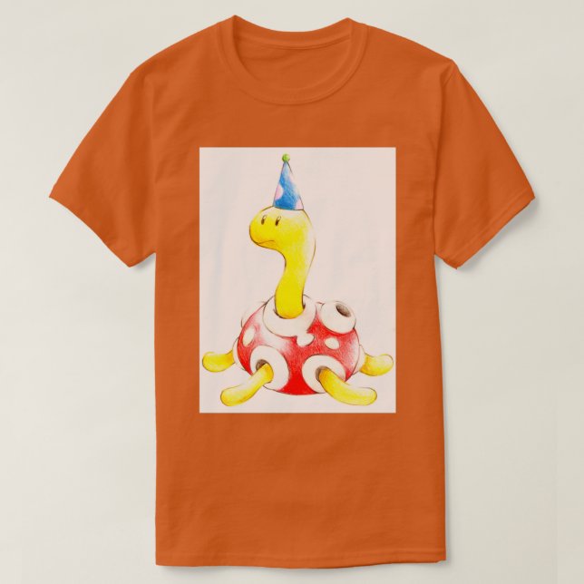 Shuckle in a Party Hat T-Shirt (Design Front)
