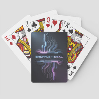Shuffle And Deal Playing Cards