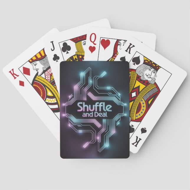 Shuffle And Deal Playing Cards (Back)