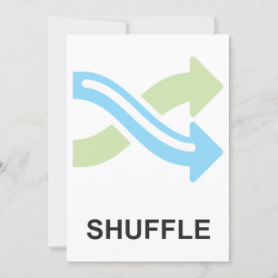 Shuffle Icon Invitation