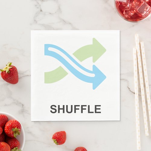 Shuffle Icon Napkins