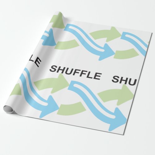 Shuffle Icon Wrapping Paper