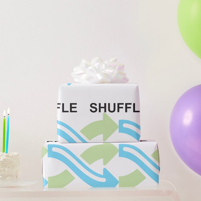 Shuffle Icon Wrapping Paper (Creator Uploaded)