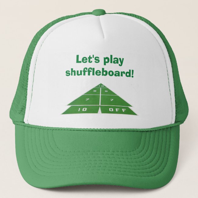 Shuffleboard Green Hat