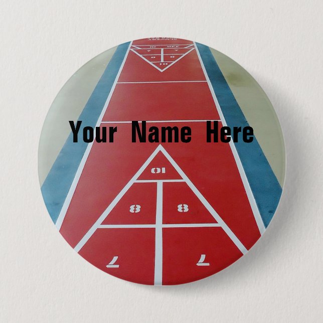 Shuffleboard on Board Button (Front)