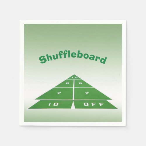 Shuffleboard Paper Napkins
