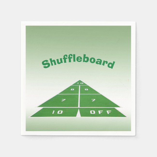 Shuffleboard Paper Napkins