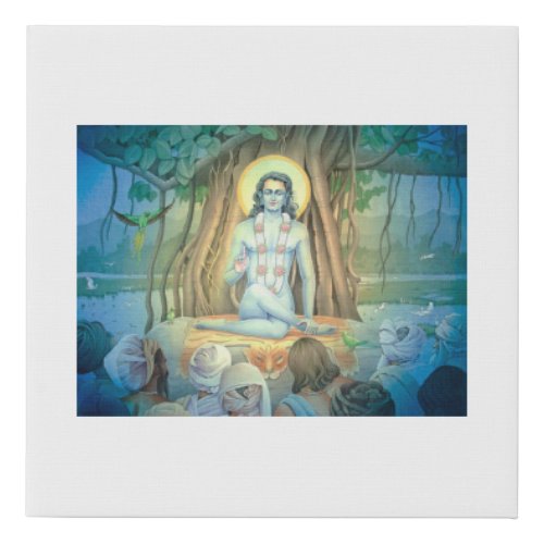 Shukadeva _ son of Ved Vyasa Faux Canvas Print