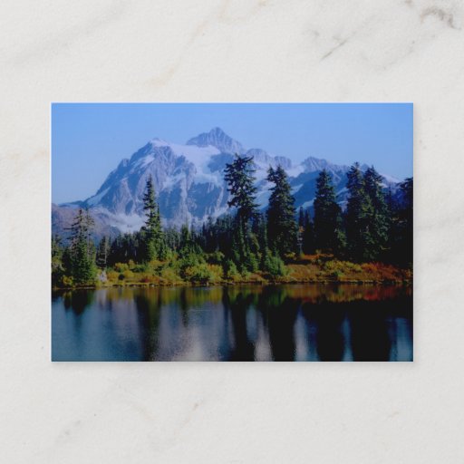Customizable Shuksan Reflections Business Card Templates