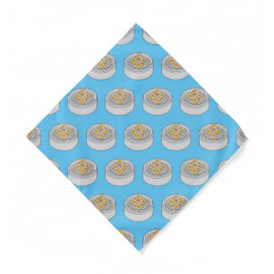 Shumai dim sum cartoon illustration bandana
