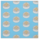 Shumai dim sum cartoon illustration fabric