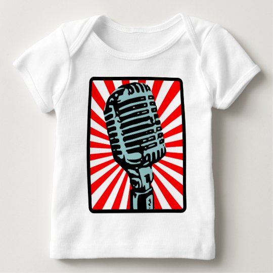 Shure 55S Vintage Microphone Baby T-Shirt
