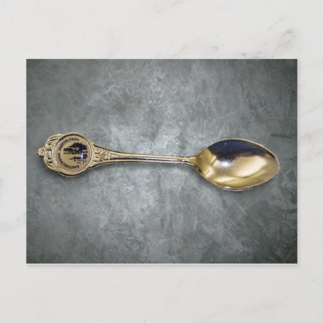 SHUSH Museum Exhibit 17: Emily's Gilmore's Spoon Postcard (Front)