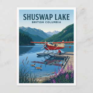 Shuswap Lake, British Columbia Salmon Arm Canada Postcard