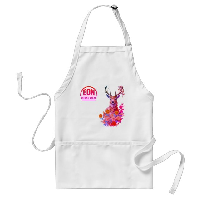 SHUT BETWEEN LEAVES ADULT APRON (Front)