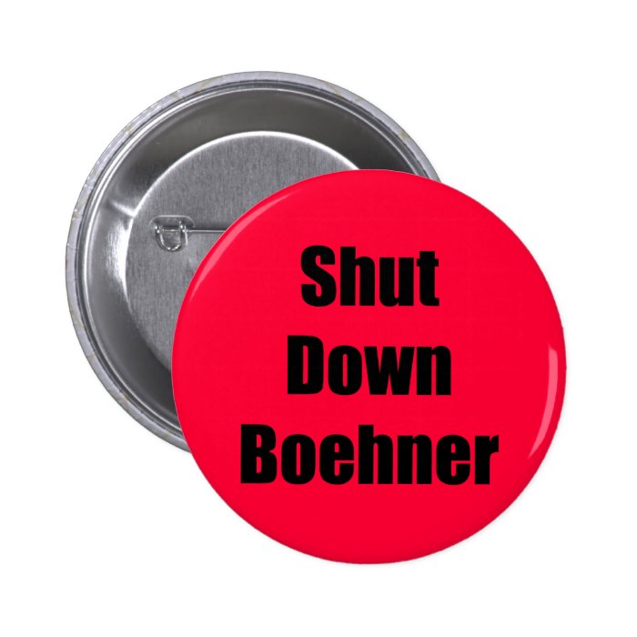 Shut Down Boehner Button