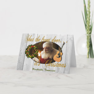Shut the Front Door Nashville Christmas Card