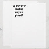 SHUT UP! (Front/Back)