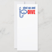 Shut up and dive (Back)