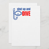 Shut up and dive (Front/Back)